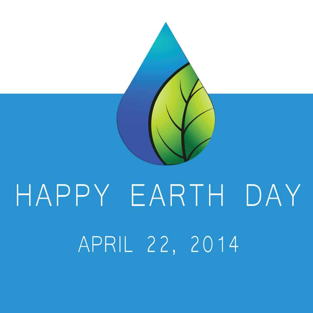 happy earth day banner design