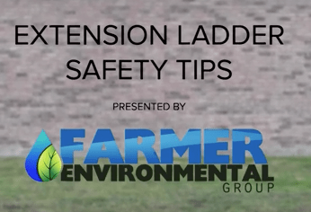 extension ladder safety tips from farmer EG